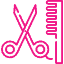 Scissors & Comb Icon