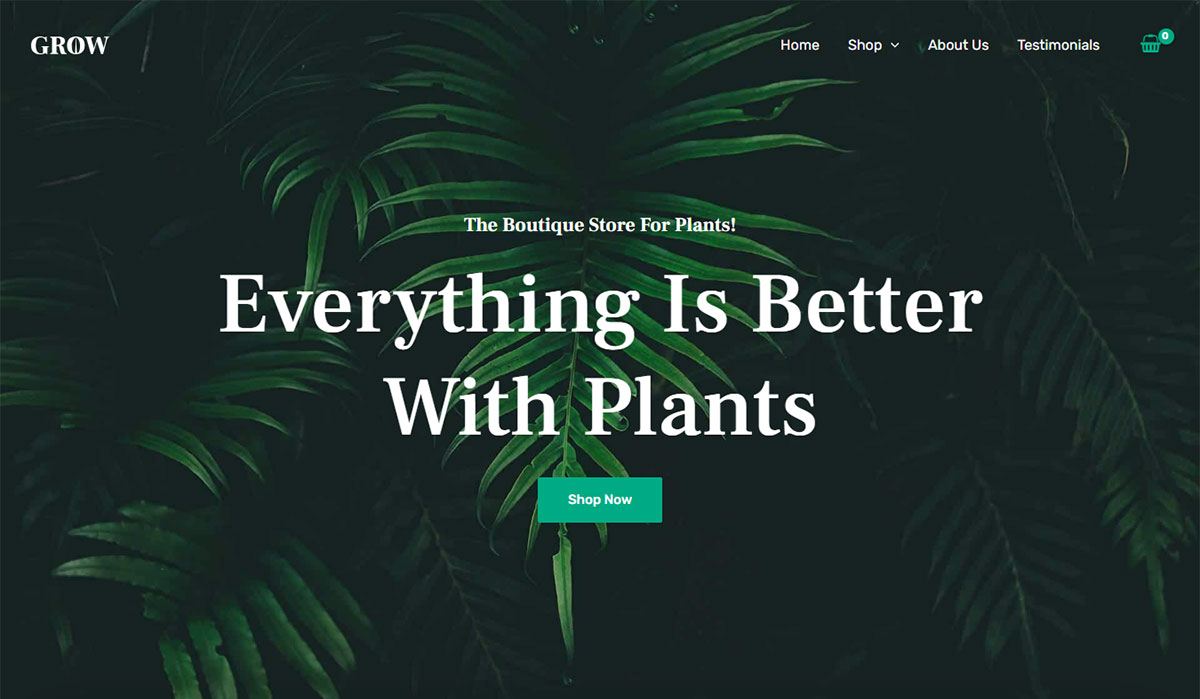 Website Templates Archive Plant Shop