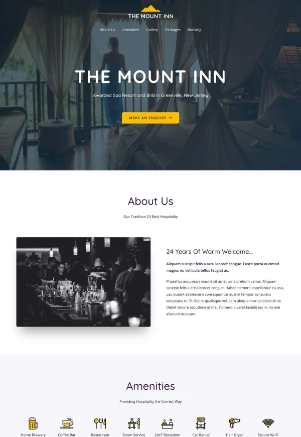 Hotel and BnB