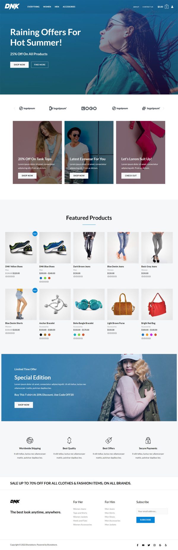 33 FREE Ecommerce Website Templates and Designs