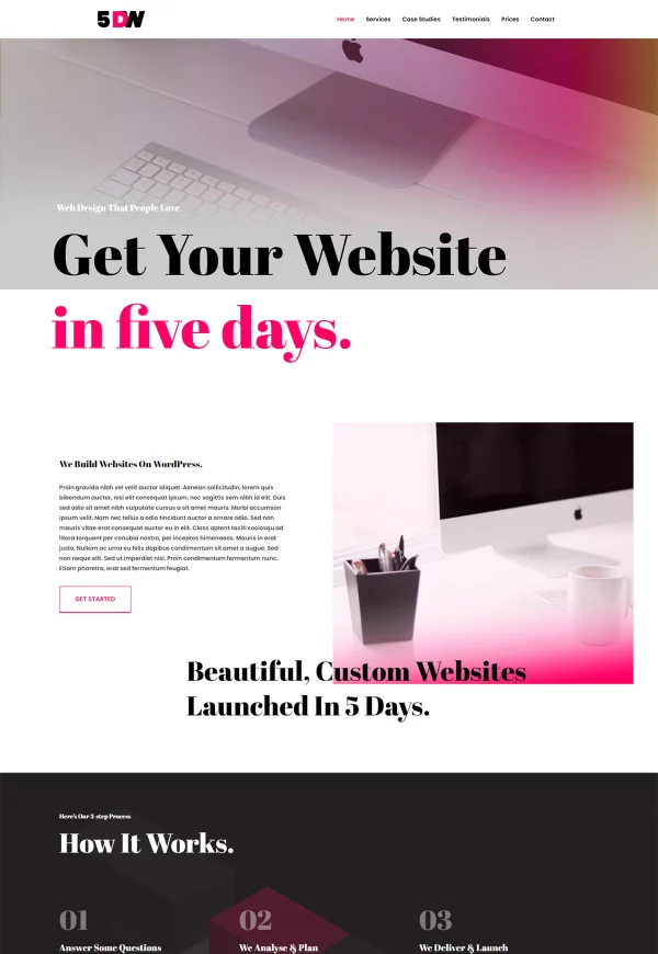 Five Days Website