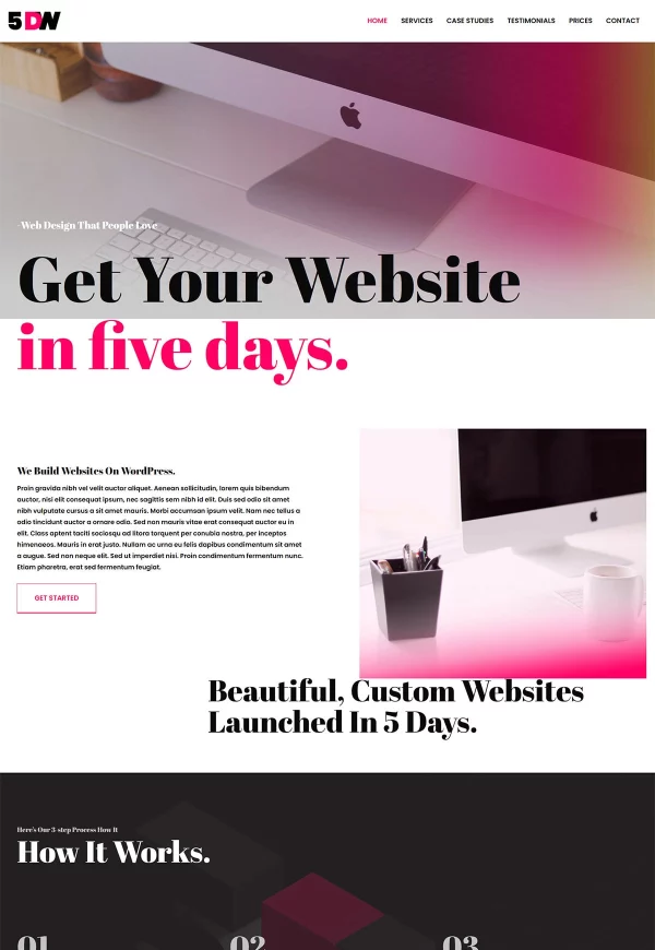 Five Days Website