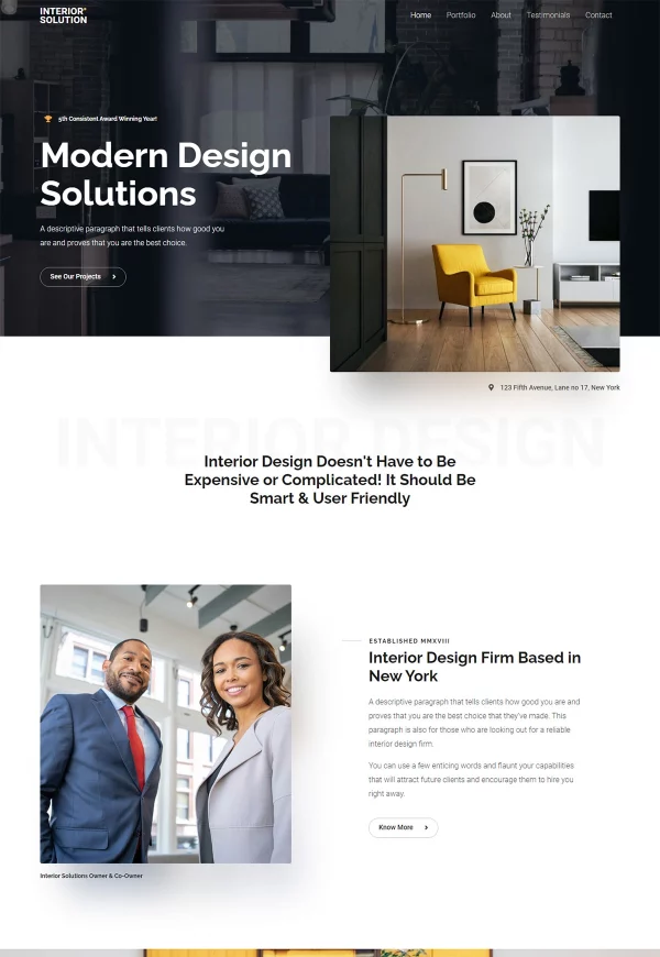 Interior Design Firm