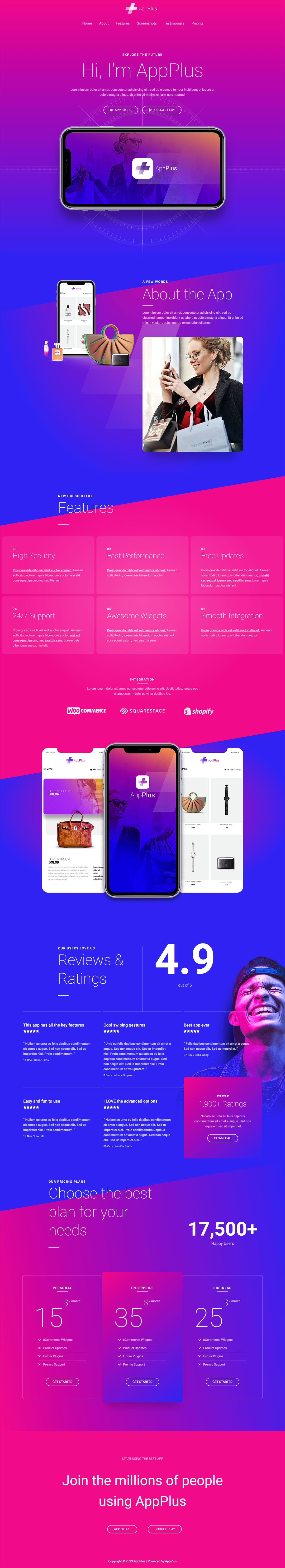 Landing Page