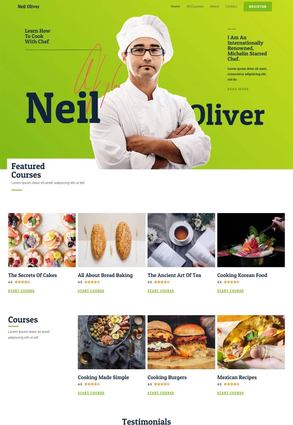 Online Cooking Courses