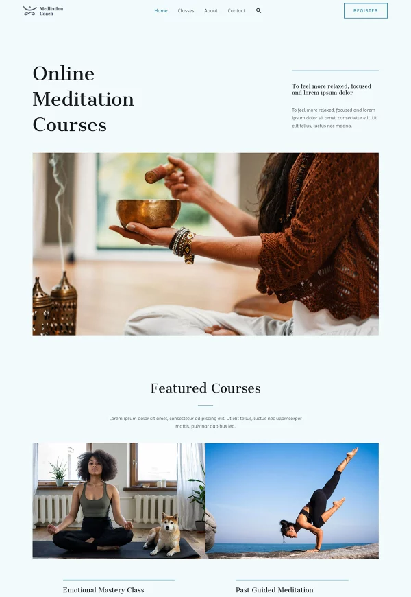 Meditation Courses