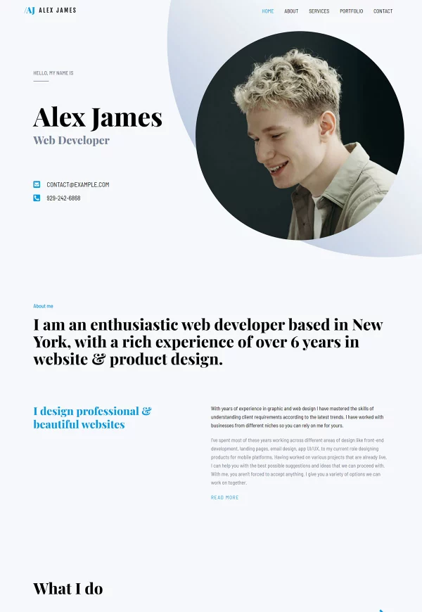 Portfolio & CV