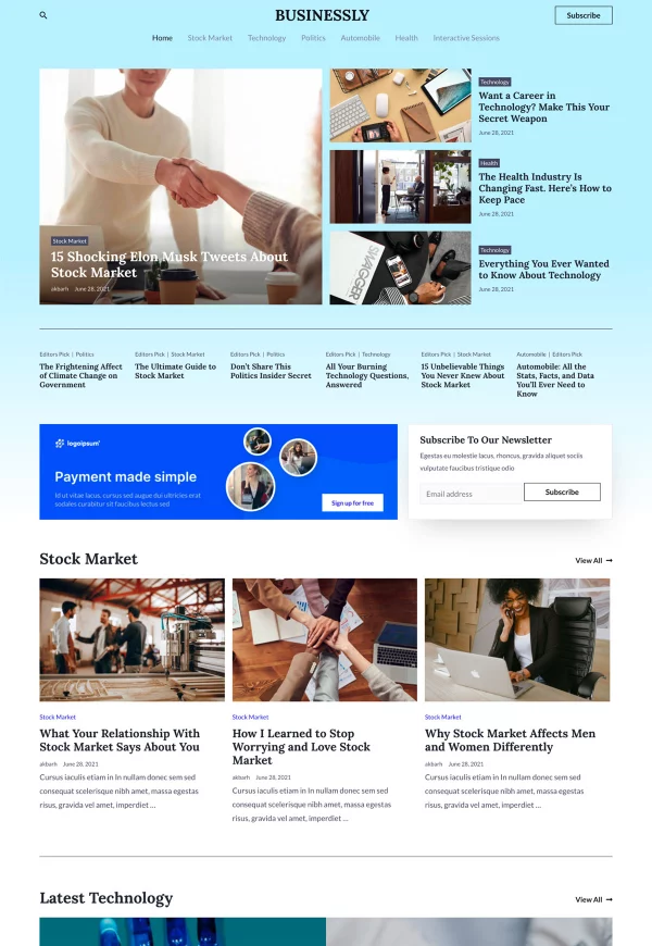 Business Blog