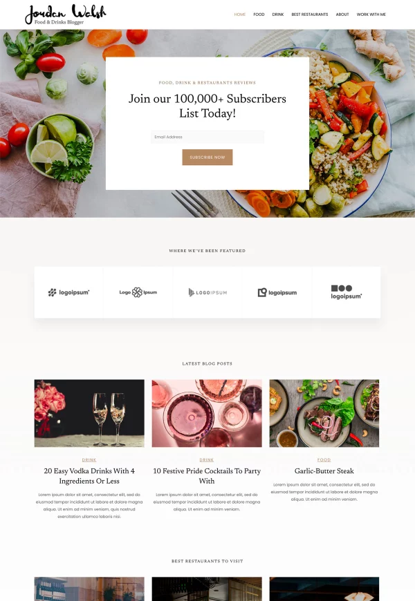 Food & Drinks Blogger