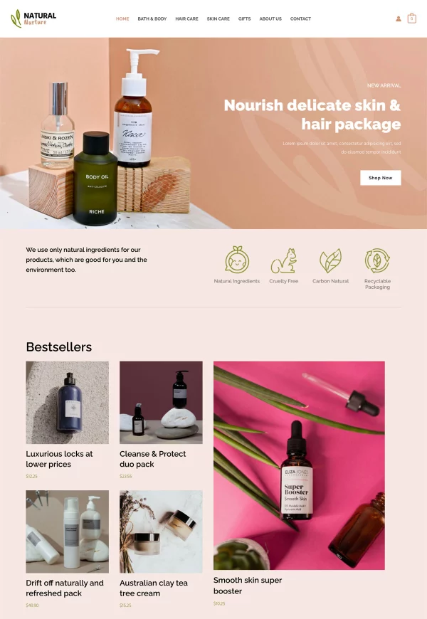 Beauty Products Store