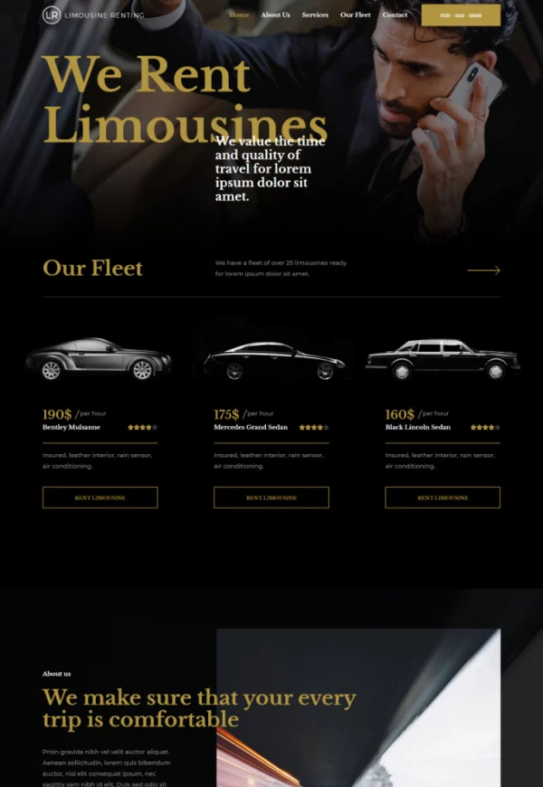 Limousine Rental Agency