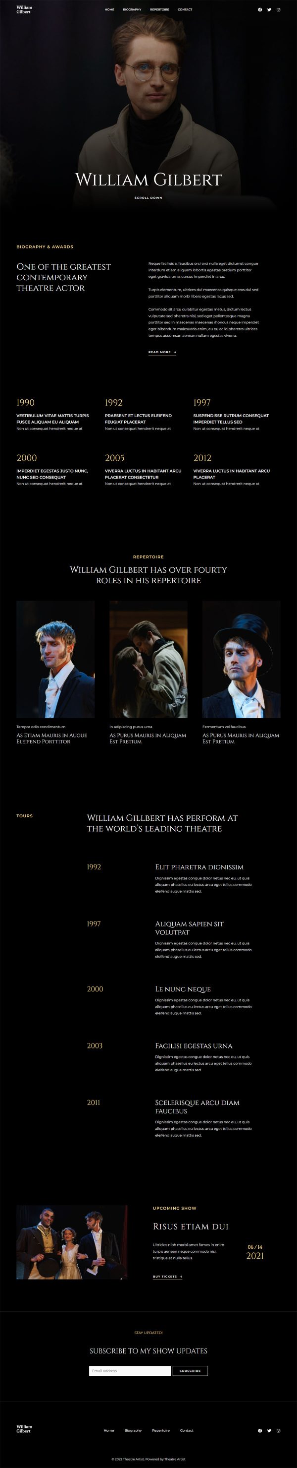 Theatre Artist