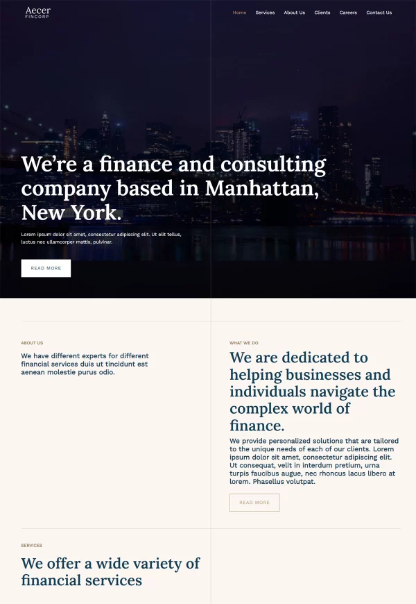 Finance & Consulting
