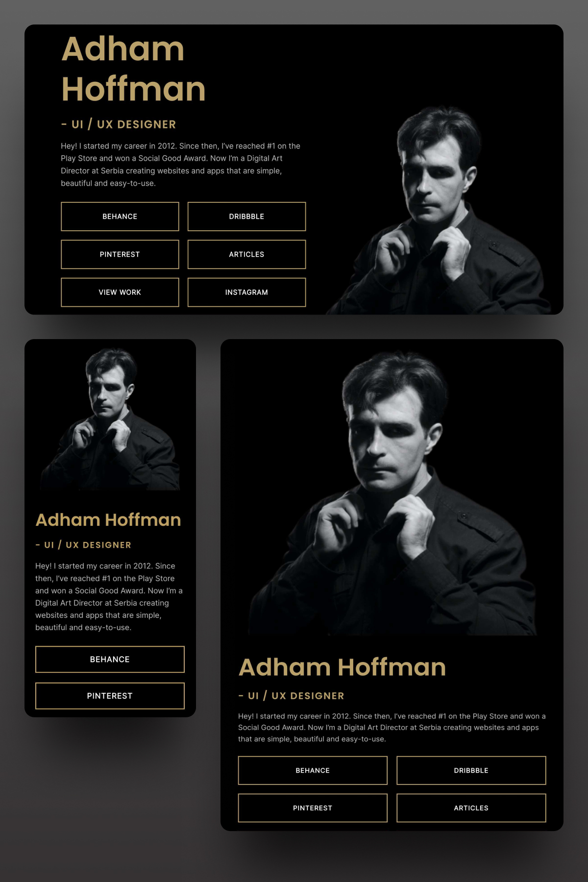 Adham Hoffman &#8211; UI/X Designer