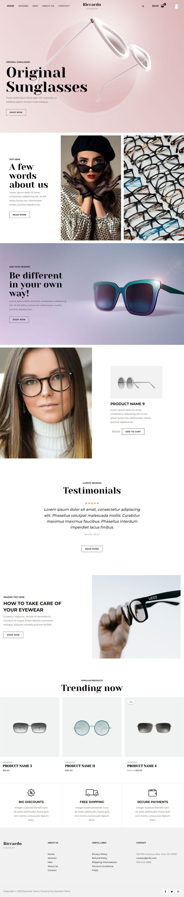 Eyewear Store
