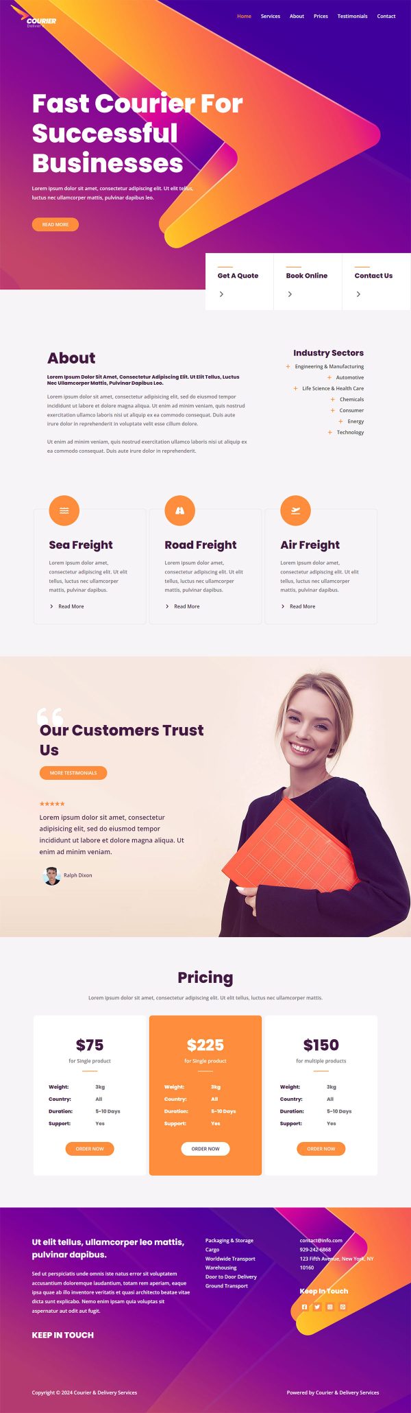 Courier & Delivery Services
