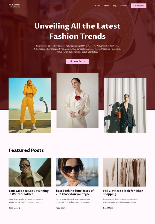 Fashion Blogger