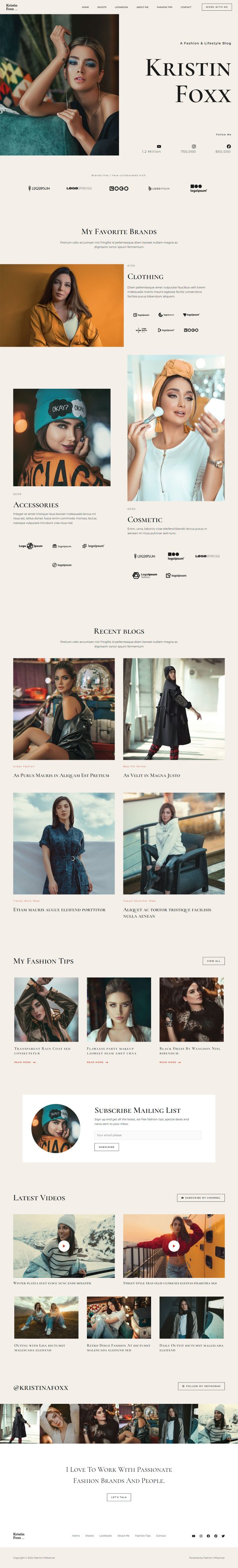 Fashion Influencer