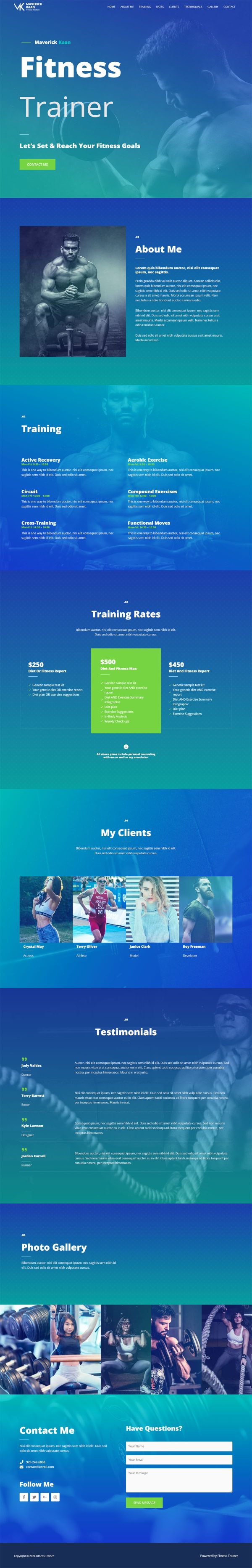 Fitness Trainer