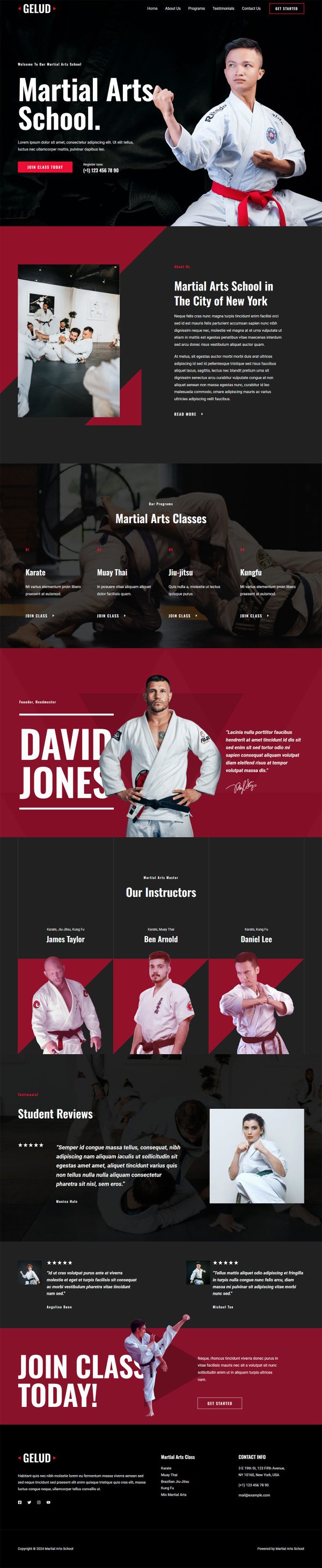 Martial Arts School