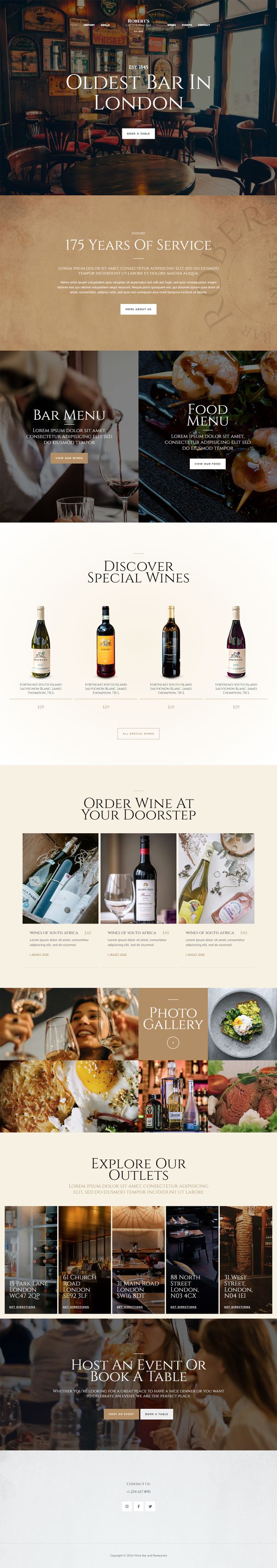 Wine Bar and Restaurant