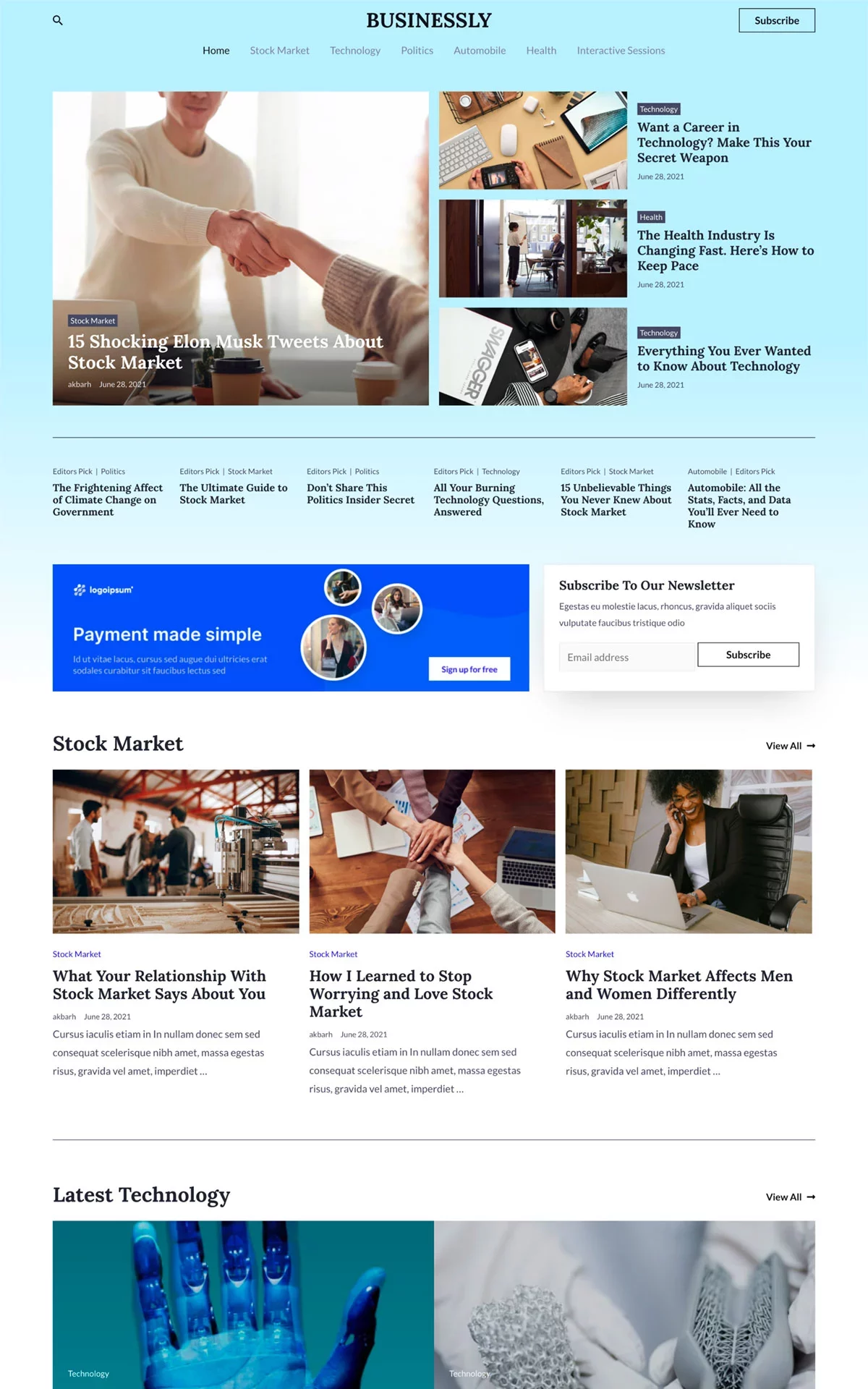 Business Blog