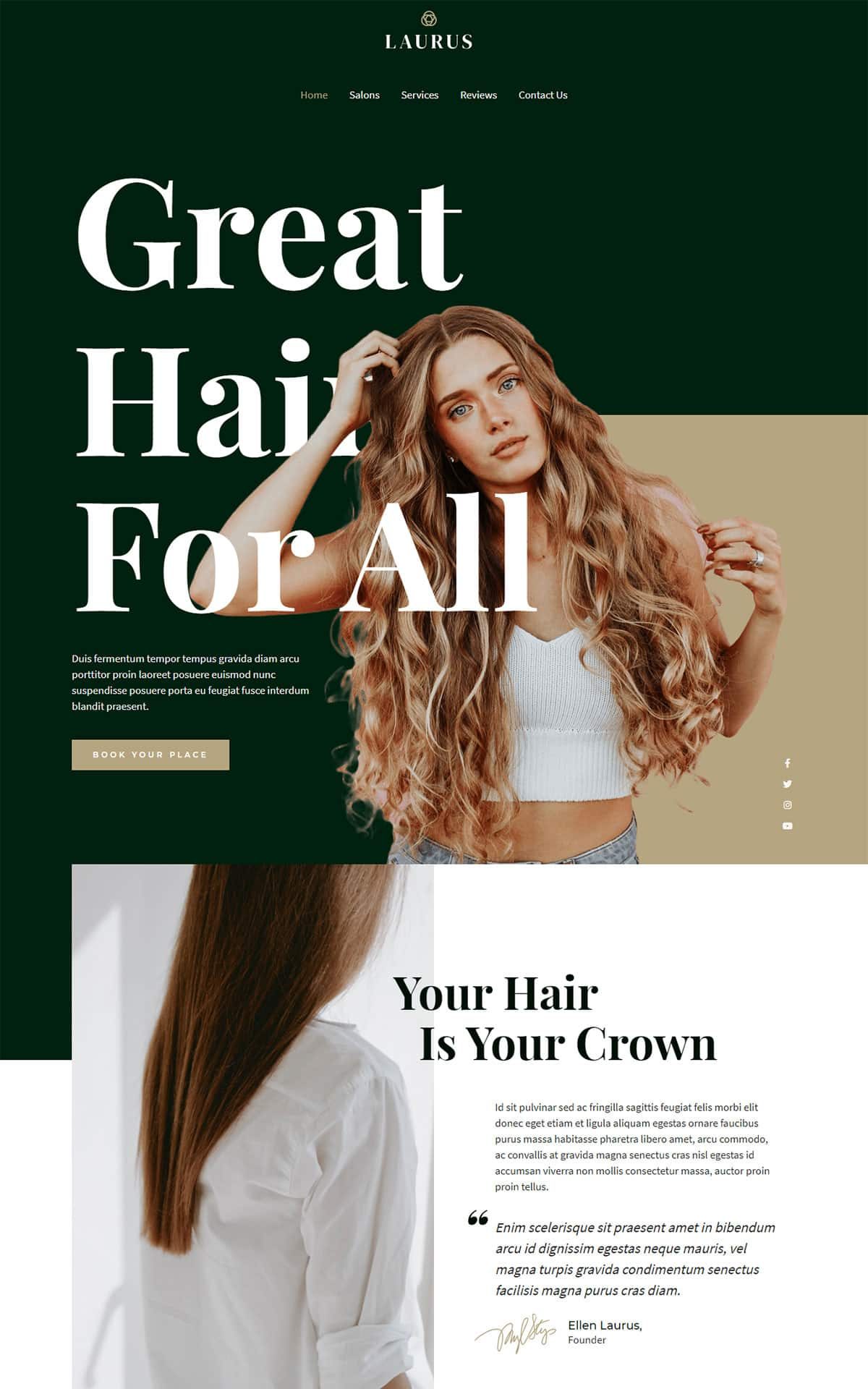 Hairdressers and Hair Salons