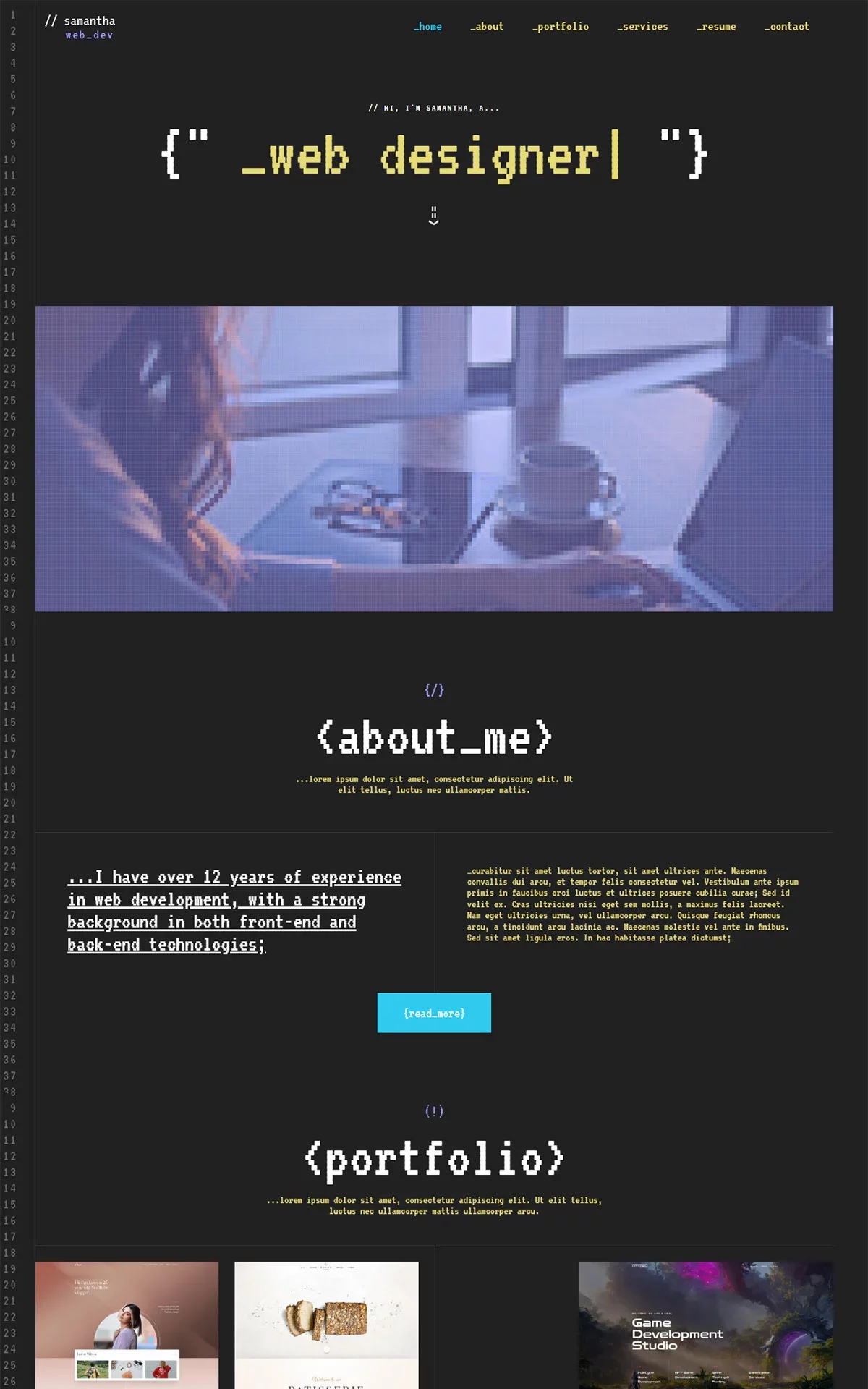 Web Developer Portfolio
