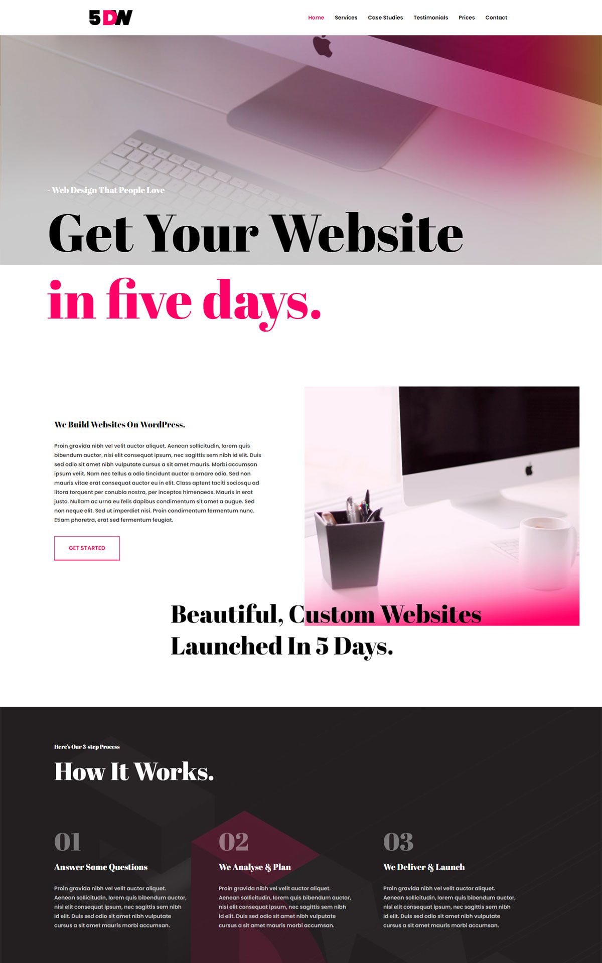 Five Days Website