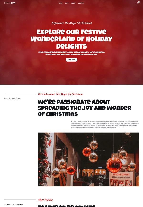 Christmas Shop