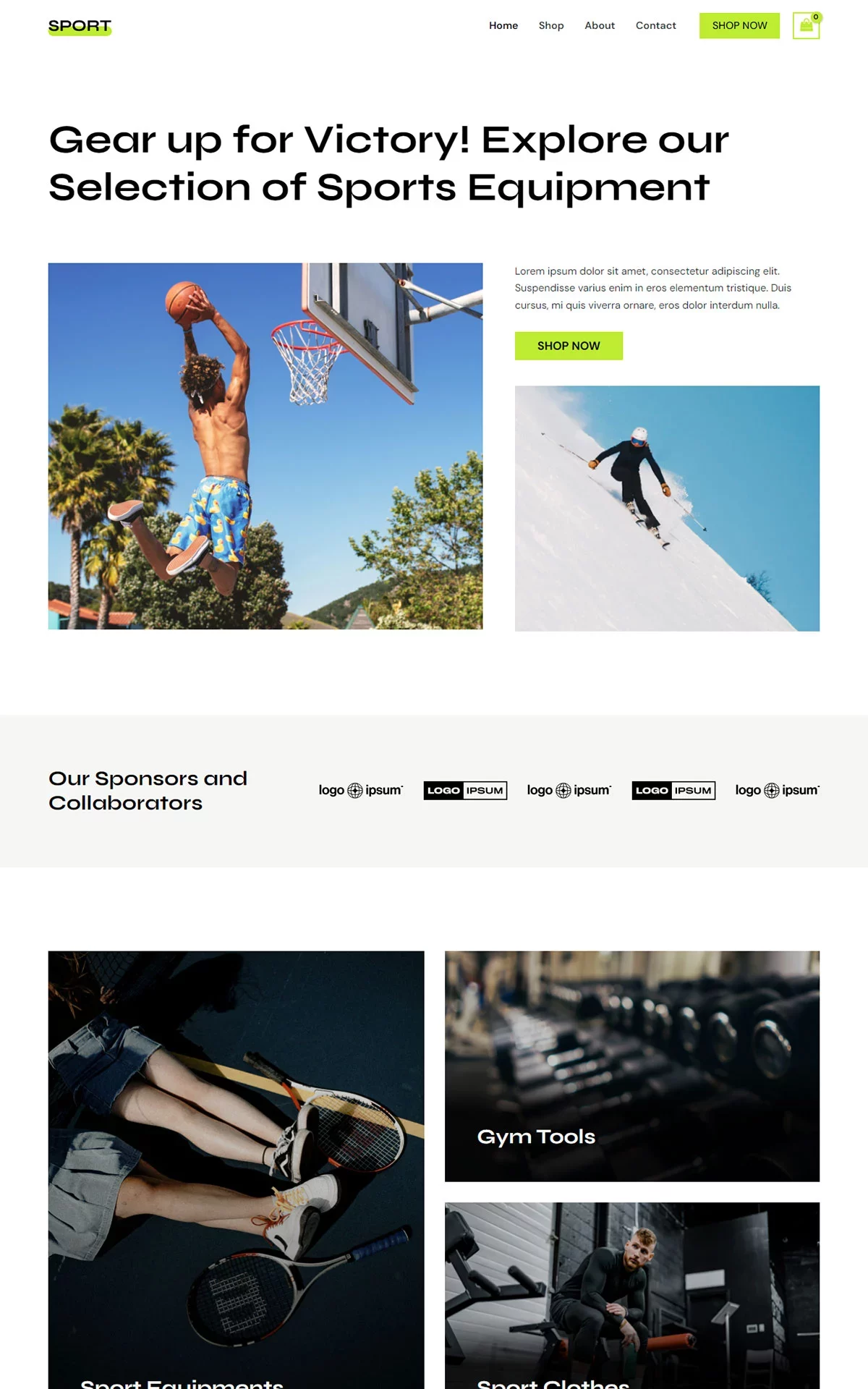 Sports Equipment Store