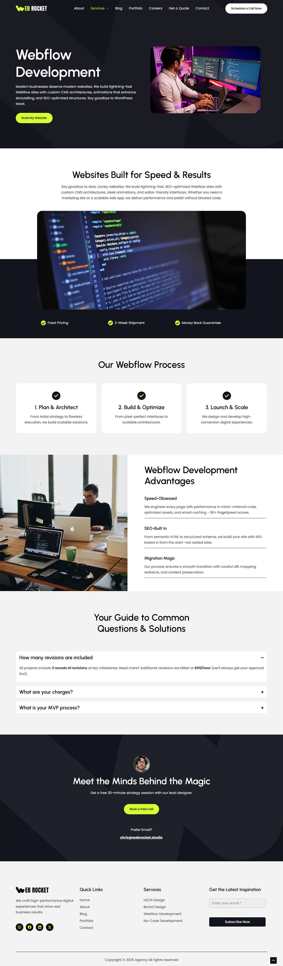 Webflow Development