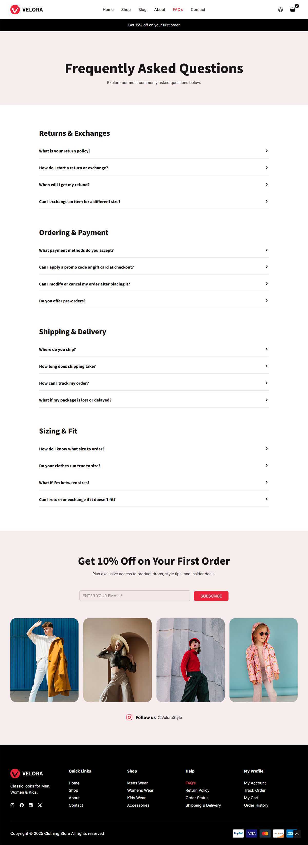 FAQ’s