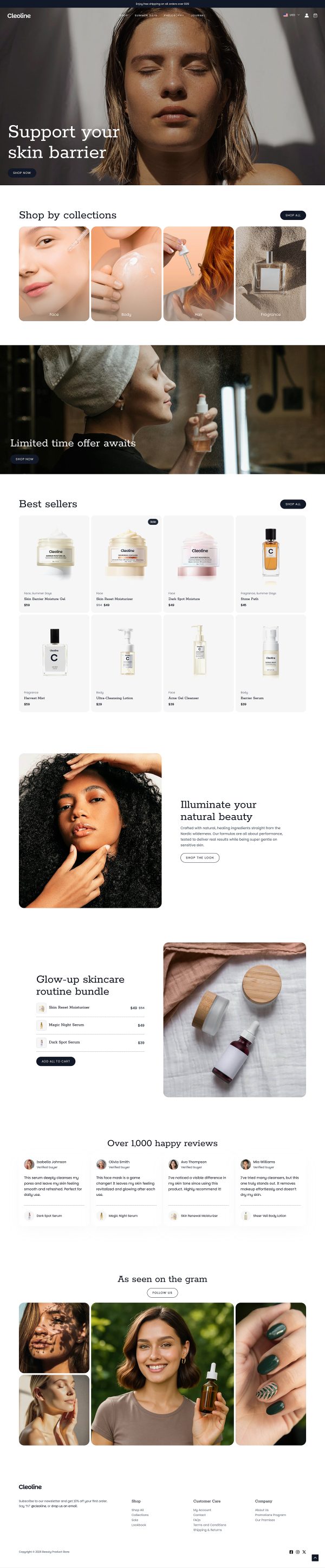 Beauty Product Store