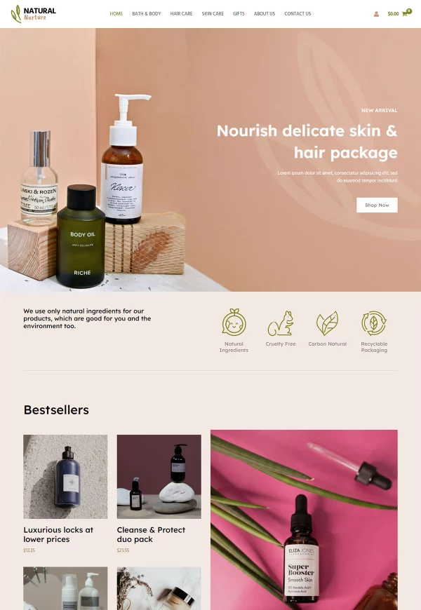 Beauty Products Store