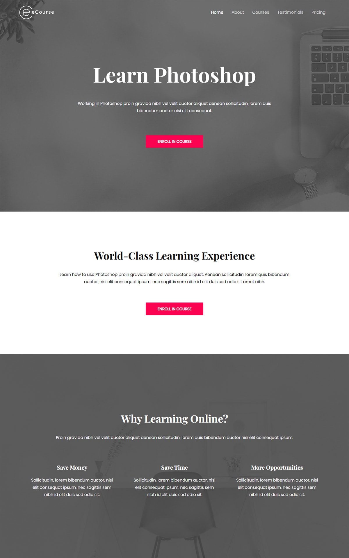 eCourse – Learn Photoshop