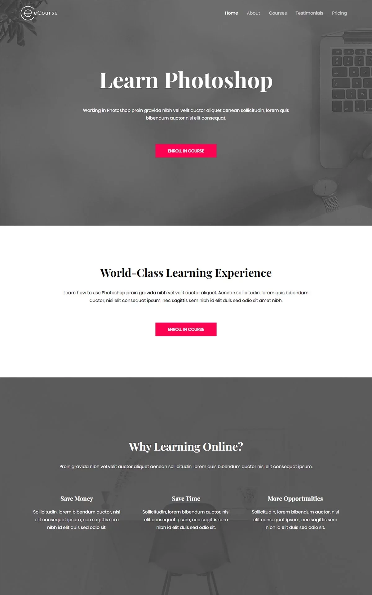 eCourse – Learn Photoshop