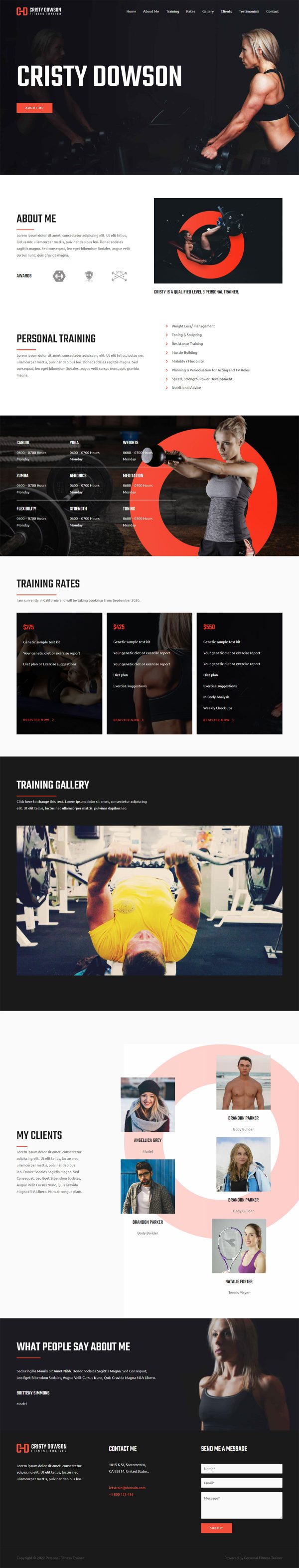 Personal Fitness Trainer