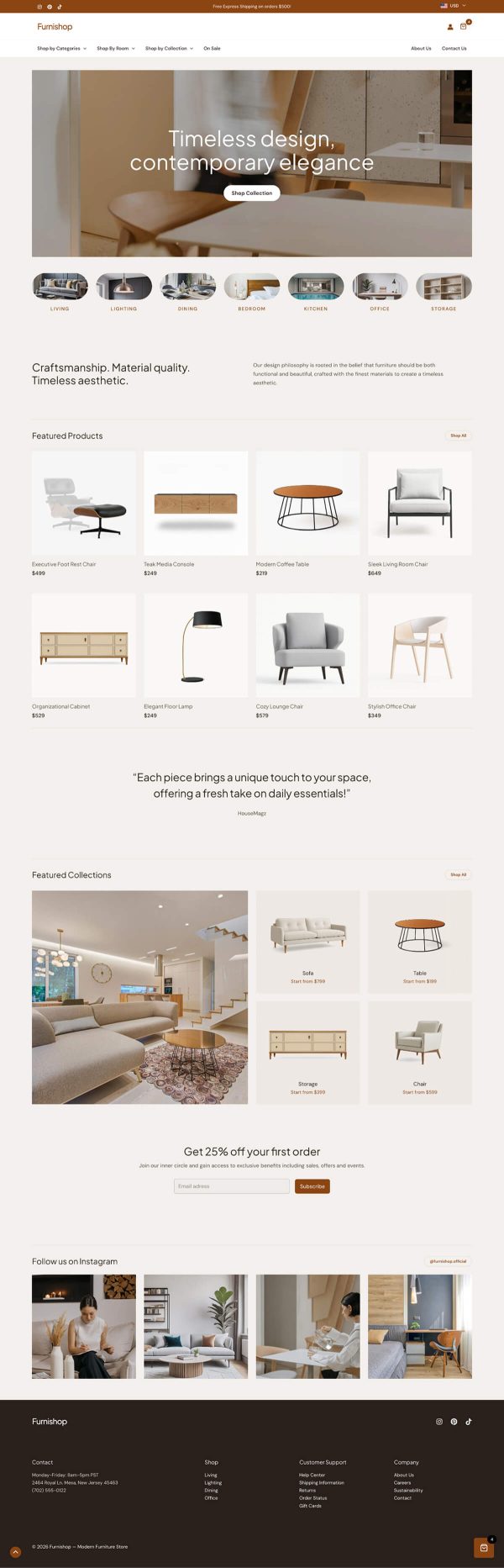 Modern Furniture Store