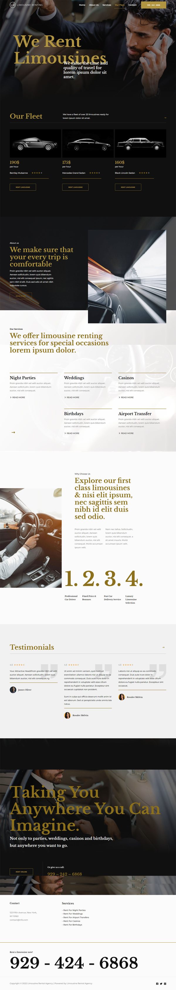 Limosine Rental Agency