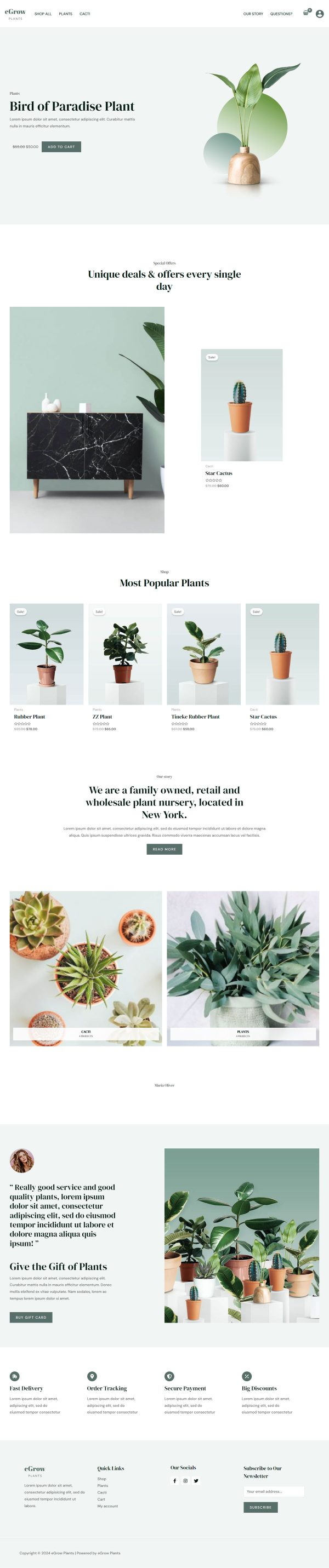 eGrow Plants