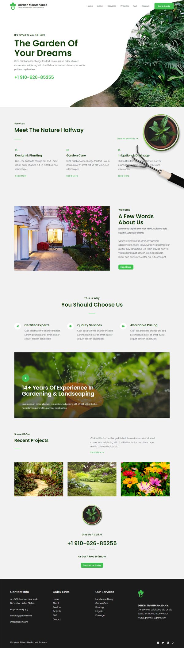 Garden Maintenance